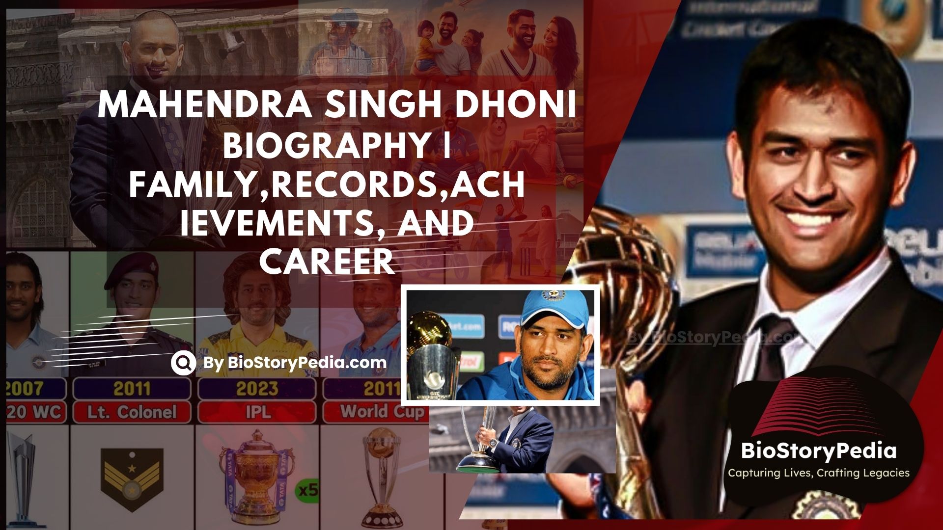 Mahendra Singh Dhoni Biography | Family, Records, Achievements, and Career